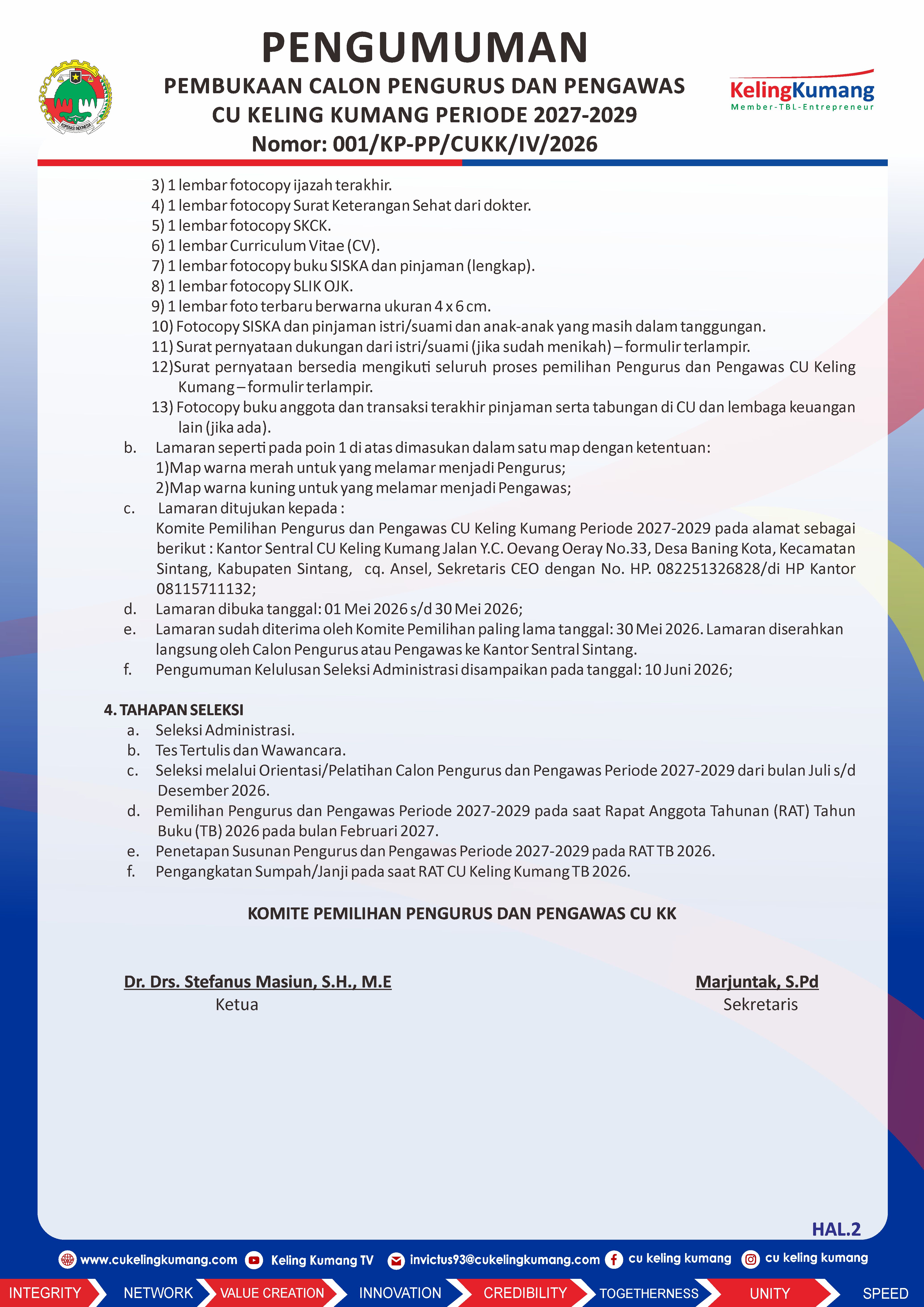Pengumuman Page 2